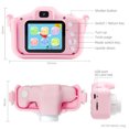 thumbnail image 4 of Kids Camera for Girls Boys 3 - 10 Year Old 1080P HD 2 inch Screen with 32GB Card, Perfect Birthday for Kids. (Pink), 4 of 11
