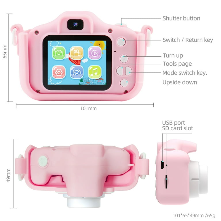 yunn⭐︎kids LIFE YUNYI Kids Camera 1080p HD Digital Camera for Boys and Girls