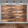 thumbnail image 2 of Wooden Backdrop for Photography Backdrops Rustic Wood Panels Wall and Floor Texture Photo Background for Studio Props Party Decor, 7X5ft, 2 of 5