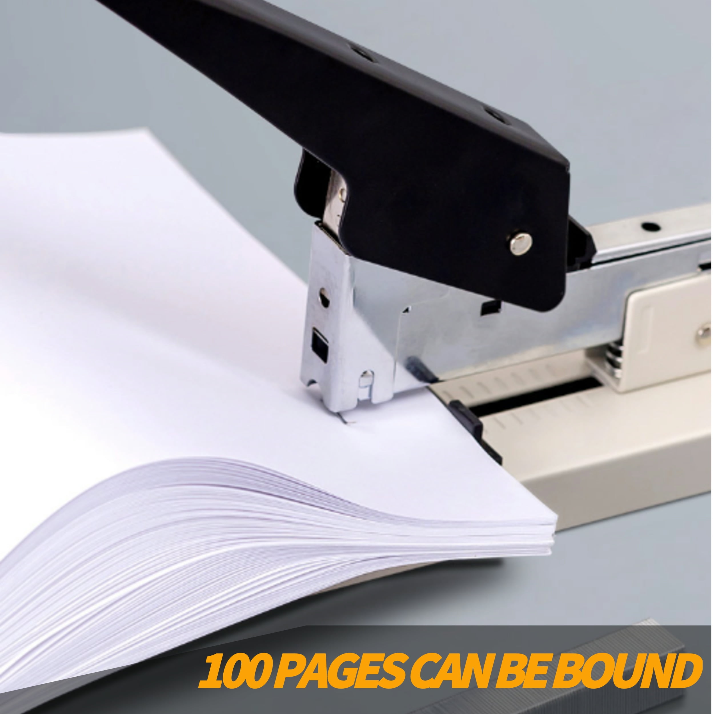 IAJXWI Heavy Duty Stapler, 100-Sheet Capacity, with 1000pcs Staples (23/13) for Office Home Use Paper Business
