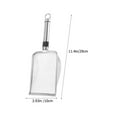 thumbnail image 2 of OUNONA Hamster Bedding Scooper Pet Owners Stainless Steel Silver 1Pcs, 2 of 8