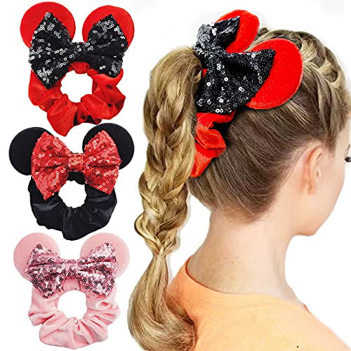 4pcs Girls elastic Popcorn hair Bands Scrunchie Ponytail Holder Hair Accessories 