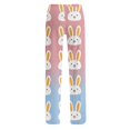 thumbnail image 6 of Easter Pajamas Pants Men Stretch Waist Drawstring Casual Sleepwear Cute Rabbit Print Soft Wide Leg Pants (Light Blue,3XL), 6 of 7
