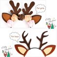 thumbnail image 3 of Diadema navideña para niños/adultos Diadema navideña Diademas navideñas, para fiesta navideña, fiesta de cumpleaños, fiesta navideña, accesorios fotográficos, escenario escolar,11 Feliz Sencillez, 3 of 5