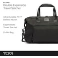 thumbnail image 3 of TUMI Alpha Double Expansion Travel Satchel - Business Duffel Bag for Men & Women - Weekend Travel Bag with Shoulder Strap - Black, 3 of 8