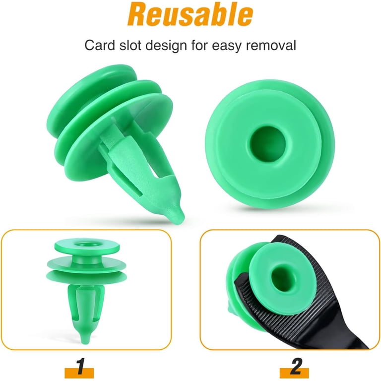 Autobahn88 Cowl Panel Retainer Clip Pack Of 20 - Compatible With Chrysler Dodge Ram 1994+ (OEM 6503339)