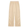 thumbnail image 5 of Xudanell Girl's Sweatpants Drawstring Waist Wide Leg Pants Casual Athletic Trousers Baggy Workout Summer Pants for 5-6 Years, 5 of 5
