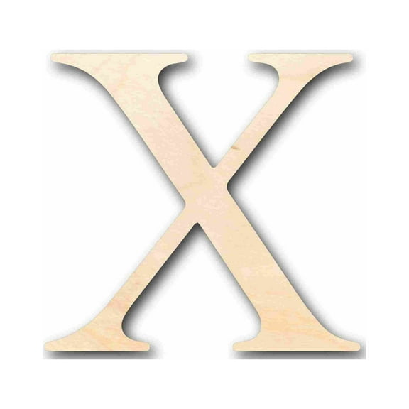 Unfinished Wood Chi Silhouette - Craft- up to 46" DIY 36" / 1/4"