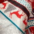 thumbnail image 3 of Manta navideña con manta de felpa estampada de una sola cara para niños, adultos, siesta, manta de felpa suave, 3 of 5