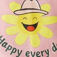 thumbnail image 5 of HCNTES Toddler Girls Clothes 18 24 Months 2T 3T Fall Winter Outfits Baby Kids Girls Long Sleeve Sunflower Letter Happy every day Print Sweatshirt Tops Solid Pant Sets, 5 of 6