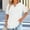 White, variant on Sevevn Plus Size Women's Summer T-Shirt Casual V Neck Keyhole Short Sleeve Curved Hem Loose Fit Tunic Tops Navy 2XL