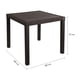 thumbnail image 3 of Mesa Cuadrada Desarmable La Ardilla Estilo Rattan Para Interiores y Exteriores Chocolate Oscuro, 3 of 4