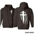 thumbnail image 3 of Joshua 1:9 Christian Hoodie – Be Strong and Courageous Cross Graphic Faith Pullover, Inspirational Bible Verse Hoodie for Men & Women, Religious Streetwear, Perfect Gift for Believers, 3 of 6