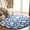 Navy/Grey, variant on SAFAVIEH Micro-Loop Carl Floral Overdyed Wool Area Rug, Light Blue/Ivory, 8' x 10'