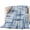 Blue, variant on Orange Weave Mesh Quilted Comforters Cooling Blanket Queen Size, Modern Minimalist Abstract Cold Comfort for Hot Sleepers Lightweight Air Conditioning Quilt Blanket for Bed