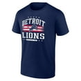 thumbnail image 2 of Men's Navy Detroit Lions Americana Team T-Shirt, 2 of 3