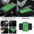 thumbnail image 6 of Jeiento St. Patrick's Day Car Seat Covers Set of 14 Steering Wheel Cover Seatbelt Cushion Pad Trash Bin Car Armrest Cover Cushion Rearview Mirror Cover Gear Shift Knob Cover Set Cup Holder, 6 of 7