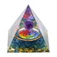 thumbnail image 2 of pstuiky Pirámides de cristal con piedras trituradas, adornos de resina para manualidades, decoración de bares, 5 cm, 2 of 4