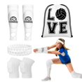 thumbnail image 1 of Set de accesorios para voleibol Gosodeny con rodilleras y mangas para brazos, 1 of 7