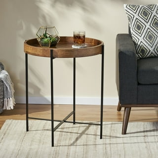 Brown end tables deals walmart