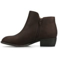 thumbnail image 3 of Journee Solarah Pull-on Almond Toe Block Heel Comfort Casual Ankle Bootie, 3 of 9
