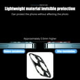 thumbnail image 2 of Phone Camera Cover Aluminum Alloy Phone Camera Lens Phone Camera Film Protector, Black, Replacement for iPhone 12 Pro max, 2 of 7
