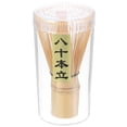thumbnail image 1 of Batidor de Té Verde Matcha Uxcell 80 Puntas Batidor Tradicional de Bambú Chasen Herramienta para Preparar Polvo de Matcha, Amarillo, 1 of 6