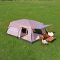 thumbnail image 3 of Luxury Tents For Camping Large Family Tent With Rooms 4-12 People Waterproof Two-Bedroom And One-living Room Design, 3 of 7