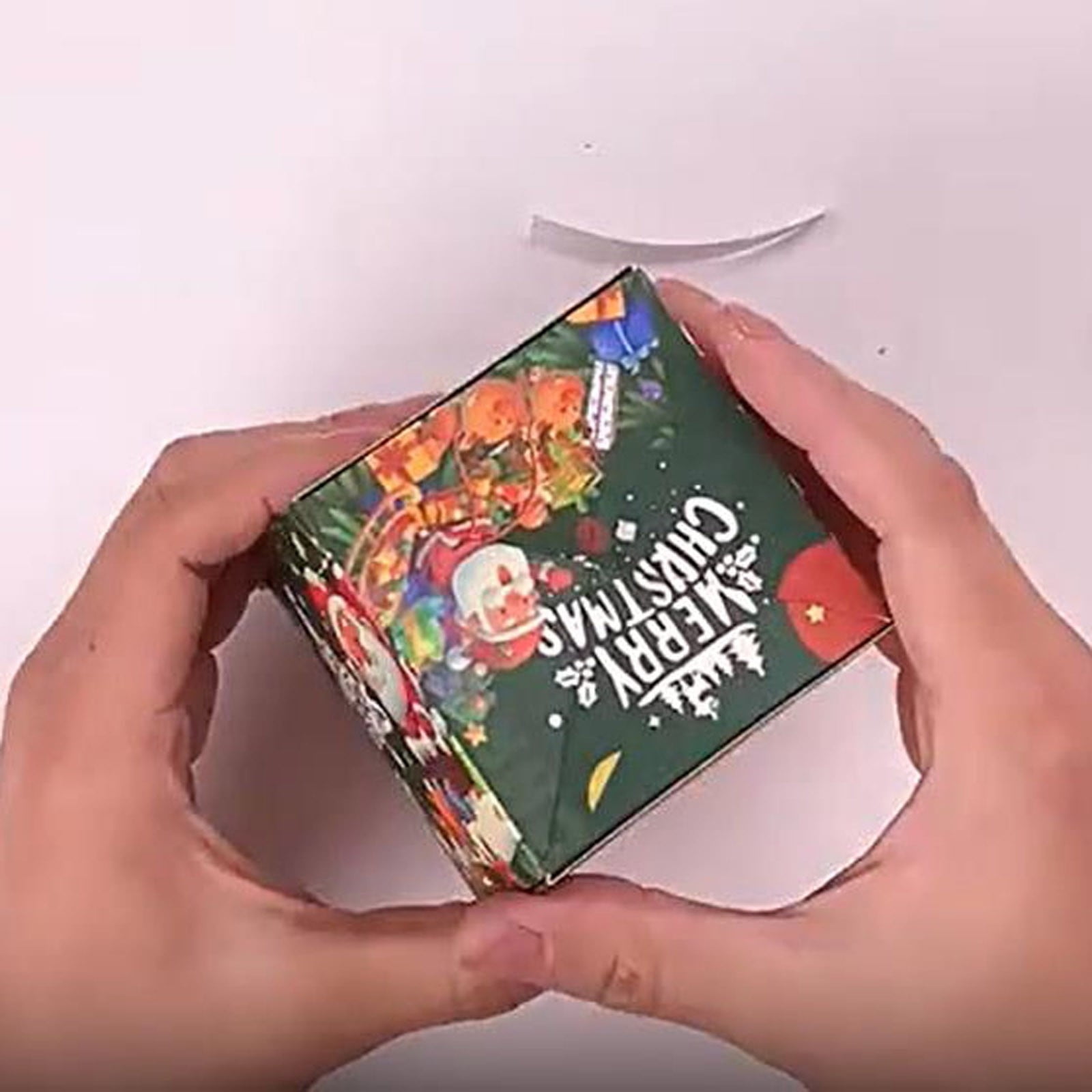 Lot De 12 Boîtes Cadeaux De Noël Explosives, Boîte Cadeau Pop-up Explosion De Noël, Boîte Cadeau De Noël, Boîte Rebondissante à Faire Soi-même, Boîte Cadeau Pop-up « Merry Christmas » (rouge, 12