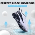 thumbnail image 3 of Artlea Men's Golf Shoes Spiked Golf Sneakers for Men Professional Non-slip Walking Shoes for Golfers, US Size 9, 3 of 7