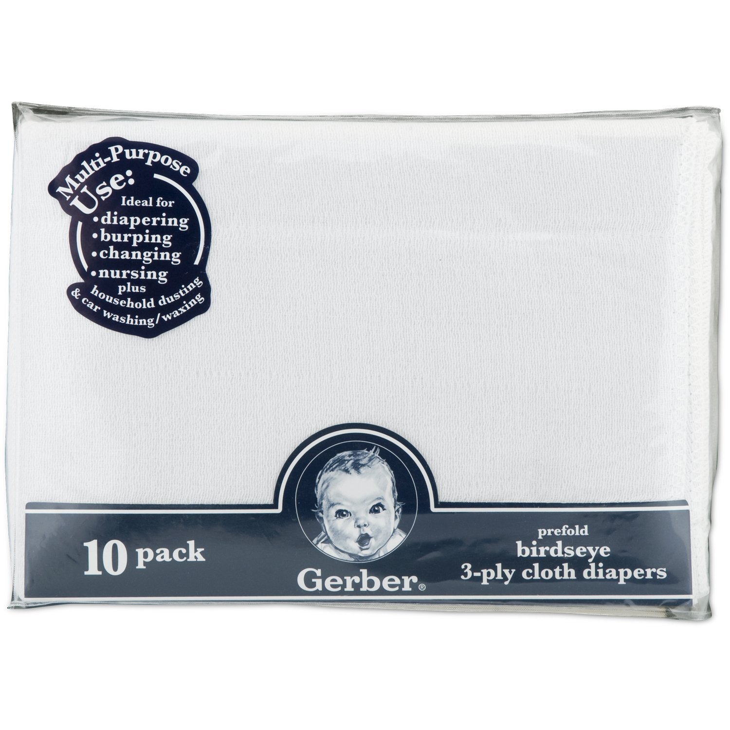 gerber 10 pack cloth diapers walmart