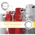 thumbnail image 6 of Red Cement Gray Blackout Curtains for Bedroom/Living Room, Thermal Insulated Kitchen Curtains, Modern Abstract Art Red Grommet Darkening Window Treatment Drapes 42"x84"x2, 6 of 8