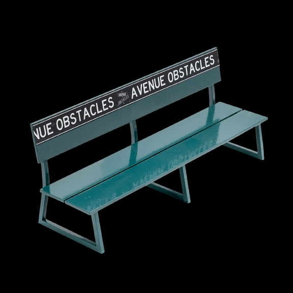 Avenue Obstacles Avenue Fingerboard Ramp - Bus-Stop Bench