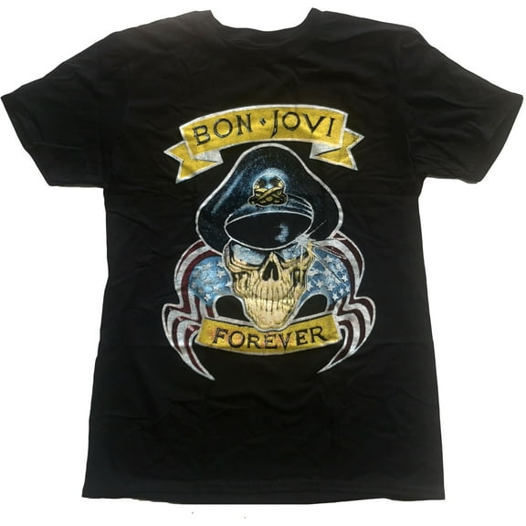 Bon Jovi Unisex T-Shirt Forever (Small)