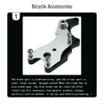 thumbnail image 4 of Mountain Bicycle Tire Disc Frame Mount Aluminum Bike Wheel Alloy Upgrade Replacement Brake Conversion Adaptor Cycling Accessory Black, 4 of 7