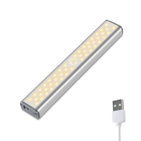 

wrea Cabinet Lights Bar LED 680lm Sensor Closet USB Lamps Tube Human Body Induction 180° Bedroom Night Lighting Hotel