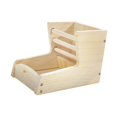 thumbnail image 4 of Conjunto de heno de conejo dispensador de hierba de madera multipropósito Versátiles de alimentos versátiles de alimentación de alimentos pequeños, 4 of 9