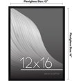 thumbnail image 2 of shiyou-12x16 Picture Frame with Polished Plexiglass - Streamline Collection - Thin Border Picture Frame for Wall Display - Hanging Hardware Included - Black, 2 of 4