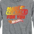 thumbnail image 3 of Hot Wheels - Valentine's Made To Race - Toddler And Youth Long Sleeve Graphic T-Shirt, 3 of 5