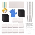 thumbnail image 2 of 100PCS Screen Printing Starter Tools Kit with 50pcs Disposable Gloves Transparency Film Roll Dust Sticky Mat Fixed Position Plate for DIY Handcraft, 2 of 7