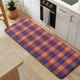 thumbnail image 5 of Multi Color Checkerboard Checkered Pattern Kitchen Rug Mat,Kitchen Runner Rugs Non Skid Washable,Decorative Kitchen Floor Mats for Kitchen,Sink,Laundry,17"x47.2", 5 of 7