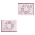thumbnail image 4 of Alfombrilla rodante antiadherente Advancent de grado alimenticio para amasar masa 60x40cm rojo, 4 of 5