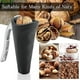 thumbnail image 4 of Herramienta para pelar nueces, cascanueces de metal, pelador de nueces, pinzas multifuncionales para nueces, cascanueces en forma de embudo, adecuado para nueces, avellanas, almendras (B, 4 of 5