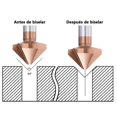 thumbnail image 2 of 3 Flutes Countersink Drill Bit 50mm HSS Metal Hole Drilling Tool 90 Degree HSS Chamfering Tool, 2 of 5