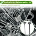 thumbnail image 2 of Kit de Válvulas de Admisión y Escape de Motor Unique Bargains No.SMR994497 para Mitsubishi Outlander 2.4 2004-2006 16 Pcs Sello de Aceite Válvulas de Aire de Admisión 1 Juego, 2 of 6