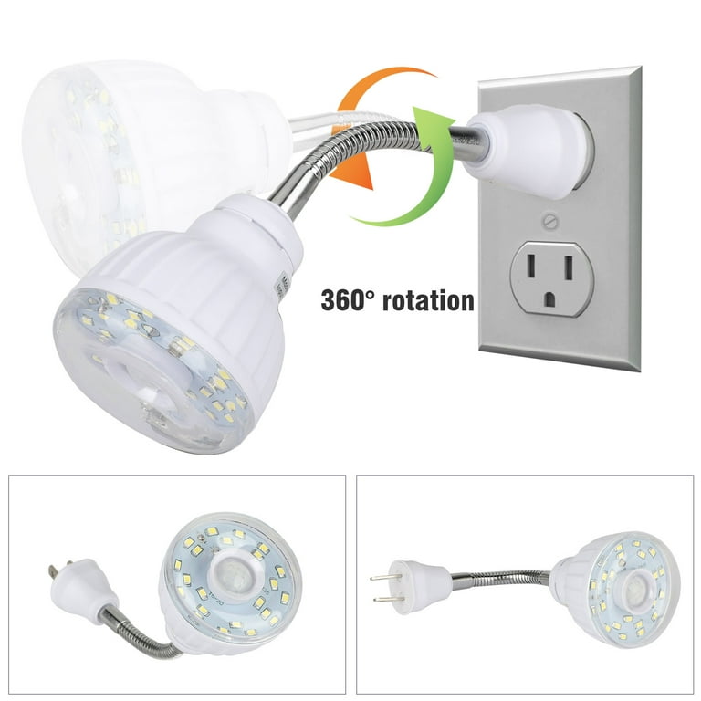 Luz nocturna LED, luz nocturna automática montada en la pared plug-and-play  con sensor crepuscular, enchufe de luz nocturna infantil para dormitorio de  bebé, sala de estar, Garag