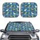 thumbnail image 2 of Balery Dinosaur on the Beach Vacation Parasol para parabrisas de coche de 2 piezas | Parasol plegable para parabrisas delantero de coche para la mayoría de sedanes-Large, 2 of 6