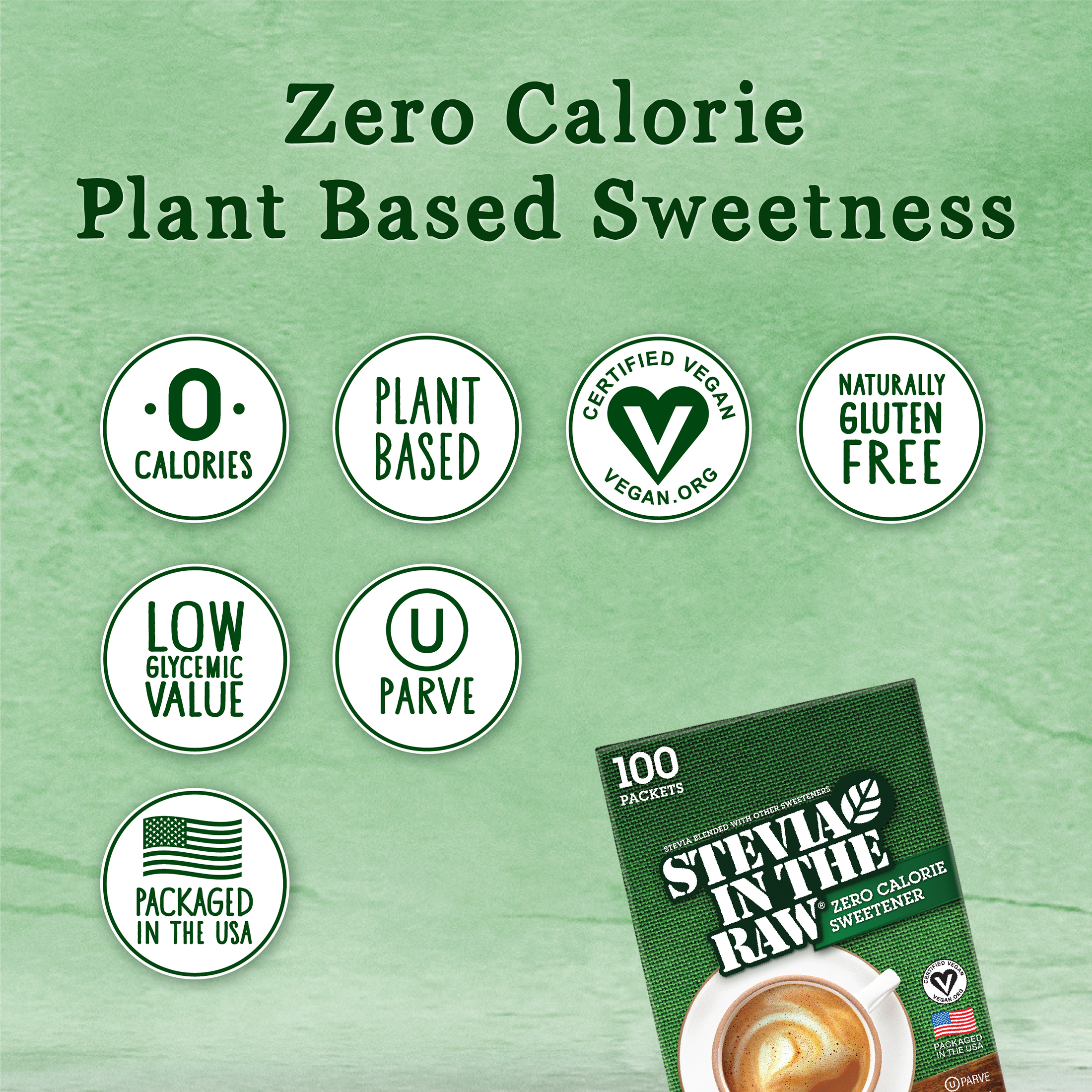 Stevia In The Raw Zero Calorie Sweetener, 100 count, 3.5 oz - image 3 of 9