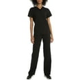 thumbnail image 2 of Scrubstar Women's Flexible Stretch Knit Side Panel V-Neck Scrub Top WD803, 2 of 7