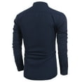 thumbnail image 4 of Coshow Men's Cotton Henley Shirt Long Sleeve Hippie Casual Beach T Shirts, 4 of 7